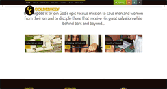 Desktop Screenshot of goldenkeyprisonministry.org
